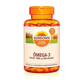 Ômega 3 Fish Oil 1000mg Sundown 60 Cápsulas