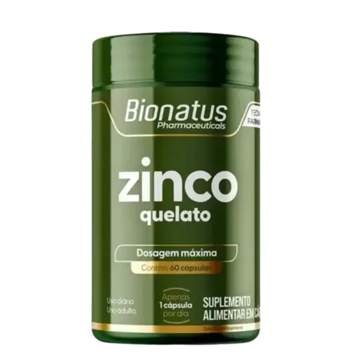 Zinco Quelato Bionatus 60 Cápsulas