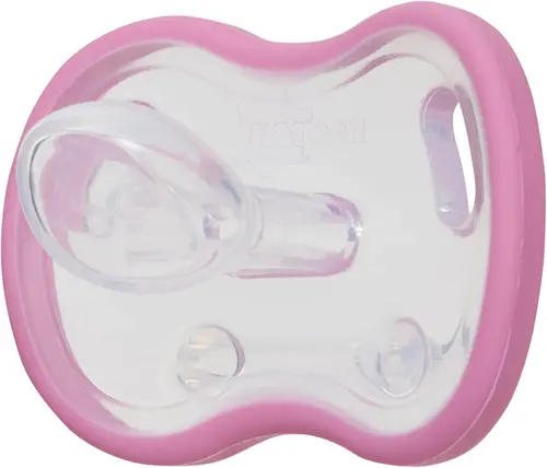 Chupeta Neopan Rosa Silicone Bico Ortodôntico Nº1 0-6 Meses - 1 Unidade