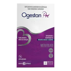 Suplemento para Gestante Ogestan Pré 30 Cápsulas - Besins Healthcare