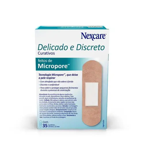 Curativo 3M Nexcare Micropore 35 Unidades