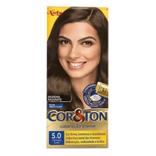 Tintura de Cabelo Cor&Ton 5.0 Castanho Claro 1 Unidade