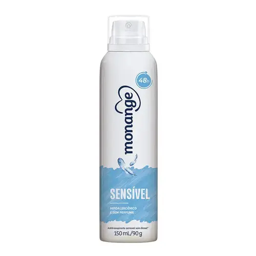 Desodorante Monange Sensível Aerosol Feminino 150ml