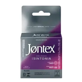 Preservativo Jontex Orgasmo em Sintonia 2 Unidades
