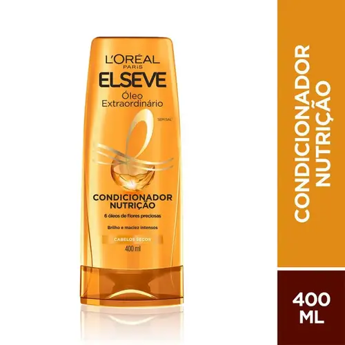 Condicionador Elseve Óleo Extraordinário Nutrição 400ml - L'Oréal Paris