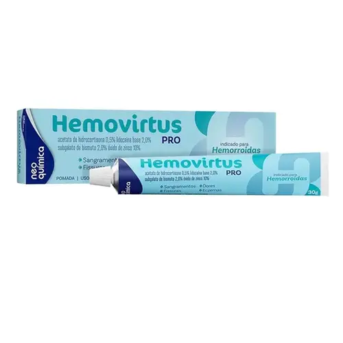 Hemovirtus PRO Pomada 30g com 10 Aplicadores
