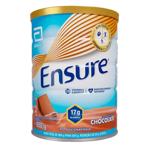 Suplemento Nutricional Ensure Sabor Chocolate 850g