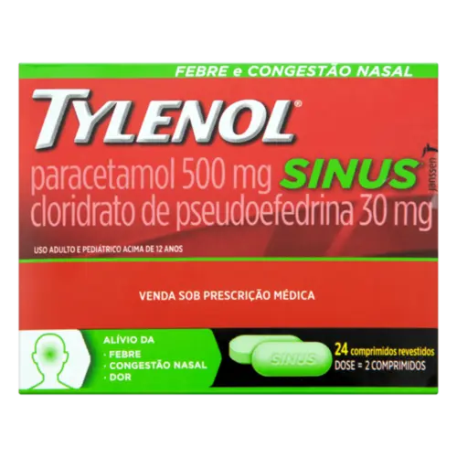 Tylenol Sinus 24 Comprimidos
