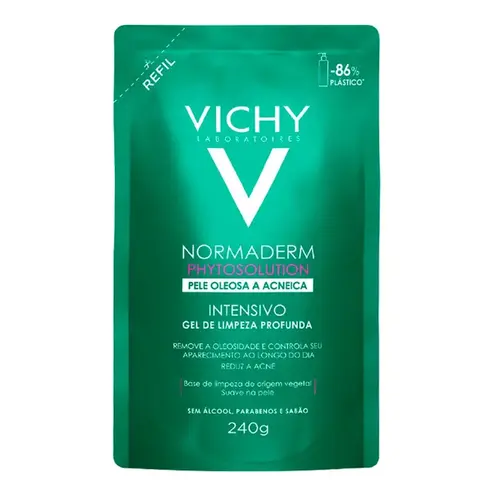 Gel Facial De Limpeza Profunda Vichy Normaderm Phythosolution Refil 240g