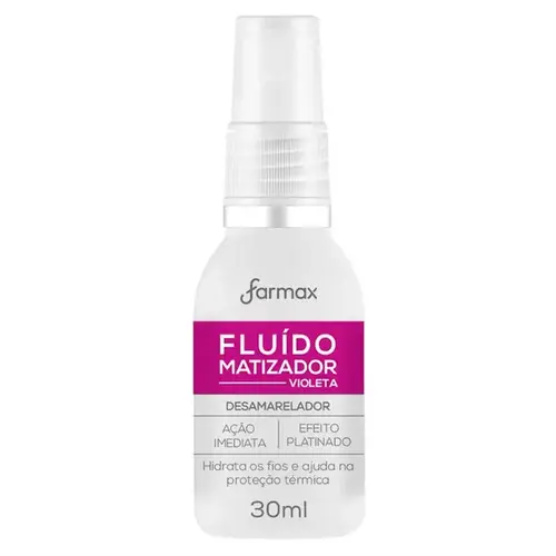 Fluído Matizador Violeta Farmax Desamarelador para Cabelos 30ml