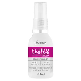Fluído Matizador Violeta Farmax Desamarelador para Cabelos 30ml