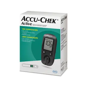 Kit Aparelho Medidor de Glicemia Accu-Chek Active com 10 Tiras