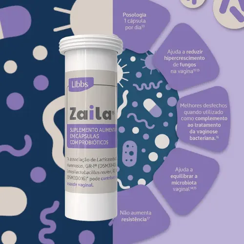 Suplemento Alimentar Zaila 30 Cápsulas