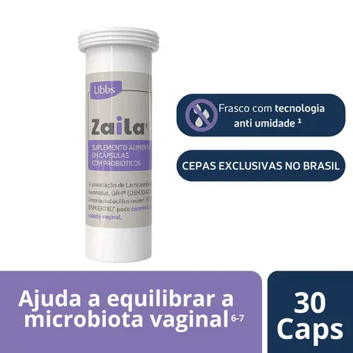 Suplemento Alimentar Zaila 30 Cápsulas