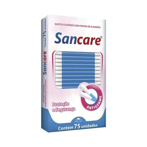Hastes Flexíveis Sancare 75 Unidades