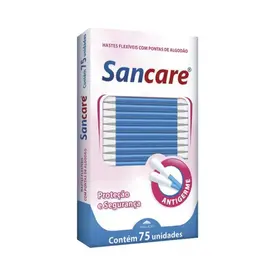 Hastes Flexíveis Sancare 75 Unidades