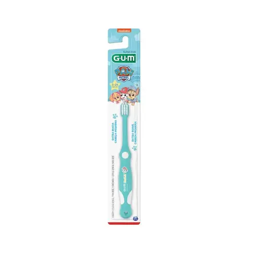 Escova Dental Infantil GUM Baby Patrulha Canina Cerdas Macias 3 a 24 meses 1 Unidade – Cores Sortidas