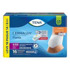 Roupa Íntima Tena Dermacare Pants G/EG 16 Unidades