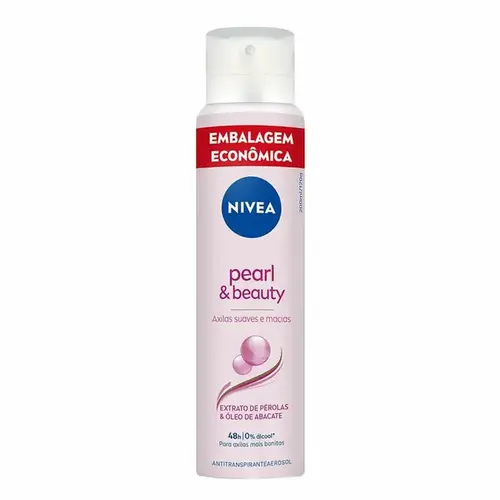 Desodorante Antitranspirante Aerossol Nivea Pearl & Beauty 200ml