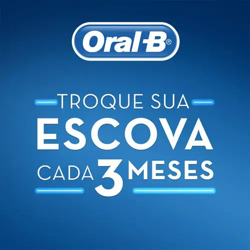 Escova de Dente Oral B Presságio 1 2 3 Limpeza Brilhante Média 3 Unidades