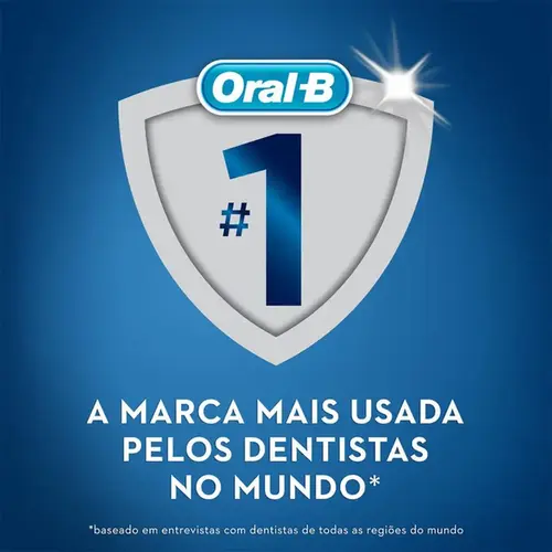 Escova de Dente Oral B Presságio 1 2 3 Limpeza Brilhante Média 3 Unidades