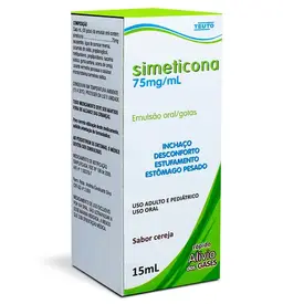 Simeticona 75mg/ml Gotas 15ml Genérico Teuto