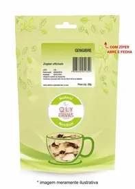 Chá Qualy Ervas Gengibre Fracionado 50g