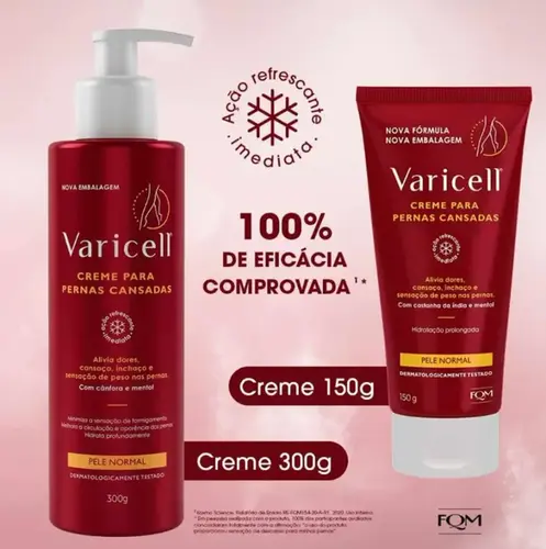 Creme para Pernas Varicell Tradicional 150g