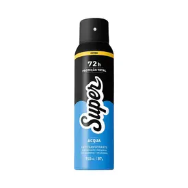 Desodorante Masculino Super Men Acqua 72H Antitranspirante Aerossol 150ml