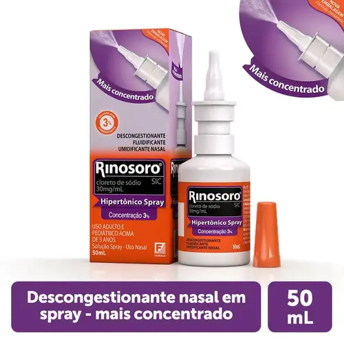 Rinosoro SIC 30mg/ml - Spray Nasal com 50ml