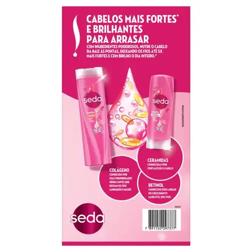 Kit Seda Ceramidas Shampoo 300ml + Condicionador 190ml