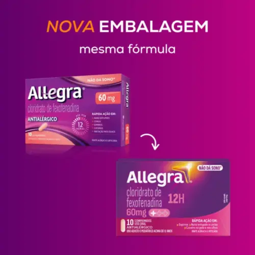 Allegra 60mg 10 Comprimidos