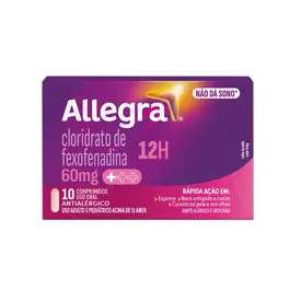 Allegra 60mg 10 Comprimidos