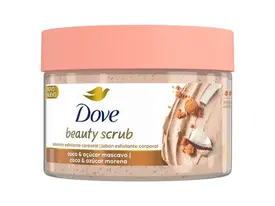 Esfoliante Corporal Dove Beauty Scrub Coco e Açúcar Mascavo 280g