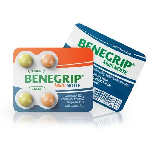 Benegrip Multi Noite 4 Comprimidos