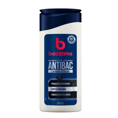 Sabonete Líquido Bozzano Antibac Carvão Ativado 240ml