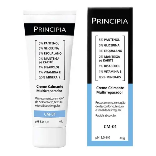 Creme Calmante Multirreparador Principia CM-01 40g