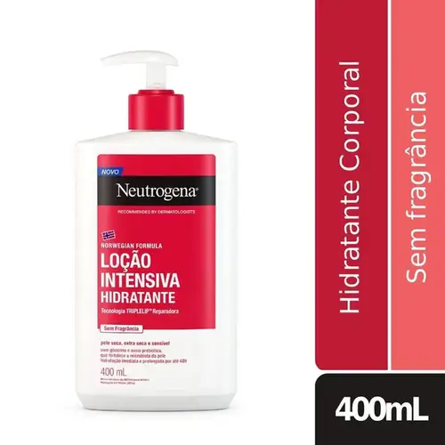 Hidratante Corporal Intensivo NeutrogenaNorwegian Sem Fragrância 400ml