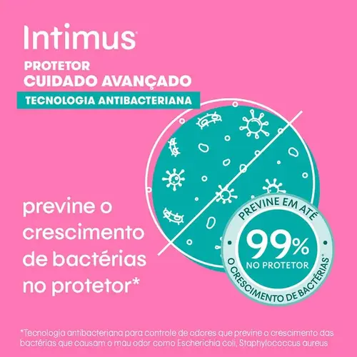 Protetor Diário Intimus Antibacteriana 40 Unidades