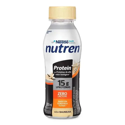 Bebida Láctea Nutren Protein 15g de proteínas Baunilha 260ml
