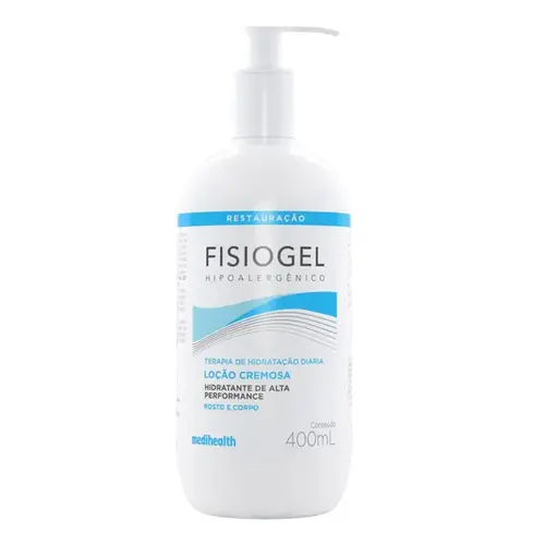 Loção Hidratante Corporal Fisiogel Hidratação Diária Pele Seca e Sensível 400ml