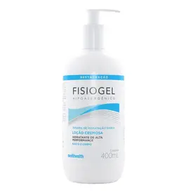 Loção Hidratante Corporal Fisiogel Hidratação Diária Pele Seca e Sensível 400ml