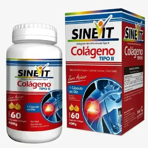 Colágeno Tipo 2 40MG 60 Cápsulas - Sinevit
