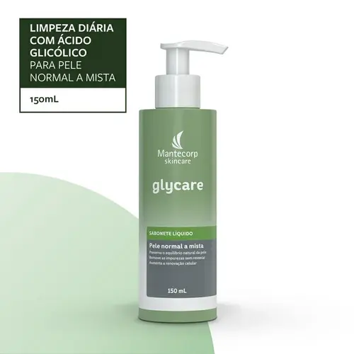 Sabonete Líquido Facial Mantecorp Glycare 150ml