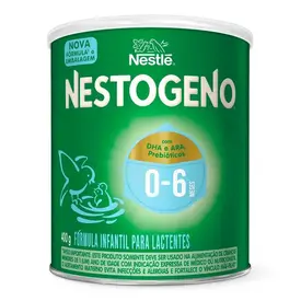 Fórmula Infantil Nestogeno 1 400g - 0 a 6 Meses - Nestlé