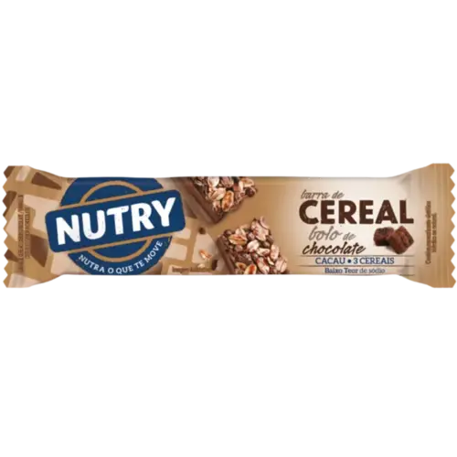 Barra de Cereal Nutry Bolo de Chocolate 22g