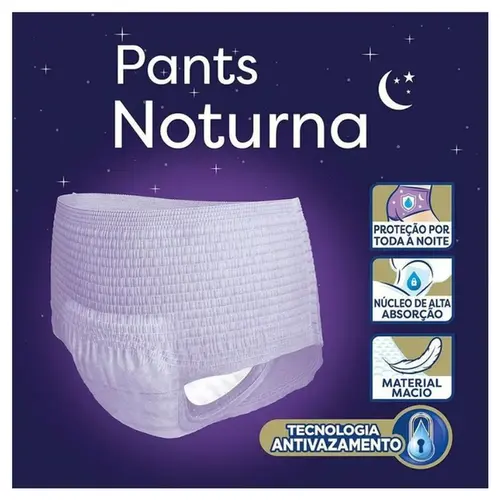 Roupa Íntima Tena Pants Noturna P/M Leve 24 Pague 21