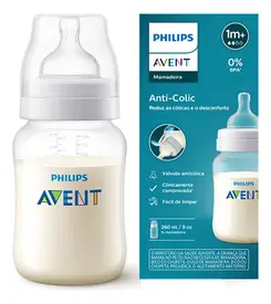 Mamadeira Anti-Colic Philips Avent 1 Mês+ 260ml 1 Unidade
