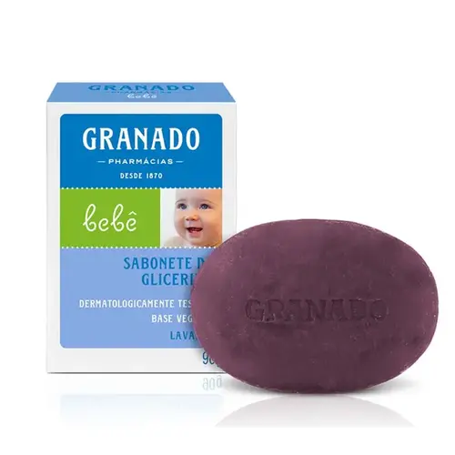 Sabonete em Barra Infantil Granado Bebê Lavanda 90g