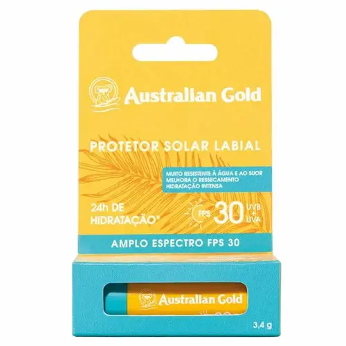 Protetor Solar Labial Australian Gold FPS30 3,4g